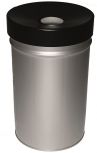 Abfallbehälter TKG FIRE EX 60 Liter Neusilber